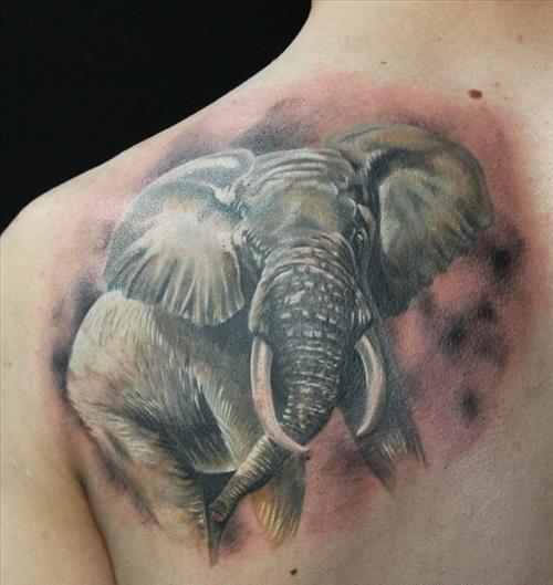 Sweet Elephant Tattoo