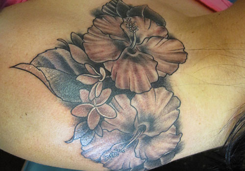 Sweet Hibiscus Tattoo !