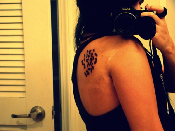 Sweet Little Leopard Print Tattoo