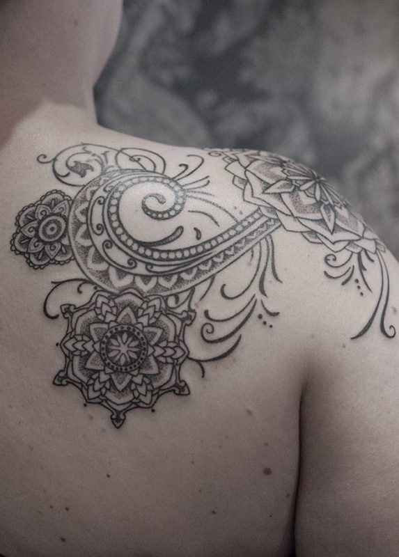 Sweet Mandala Designer Tattoo