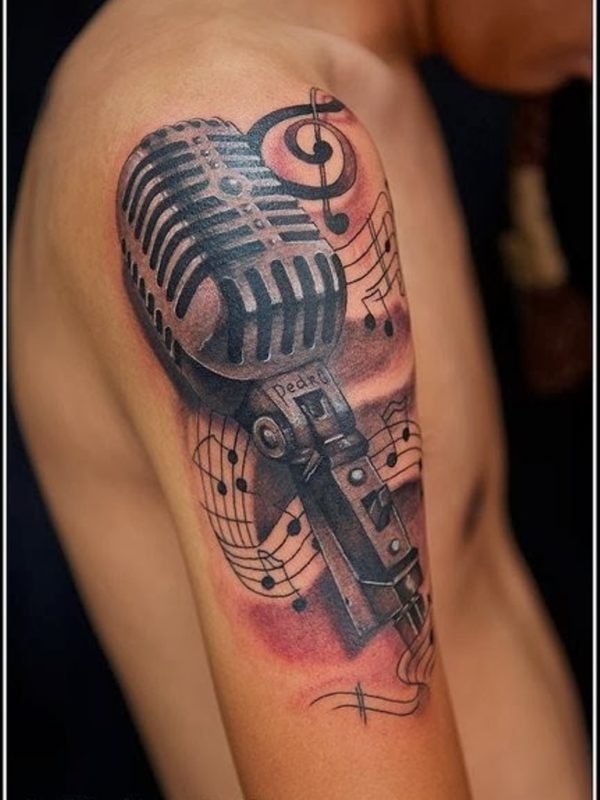 Sweet Music Tattoo Design