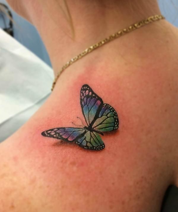 Sweet Realistic Tattoo On Shoulder