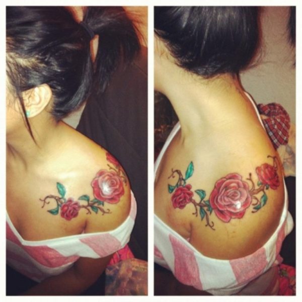 Sweet Roses Tattoo Design