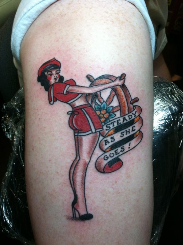Sweet Sailor Girl Tattoo