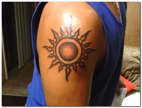 Sweet Sun Tattoo Shoulder