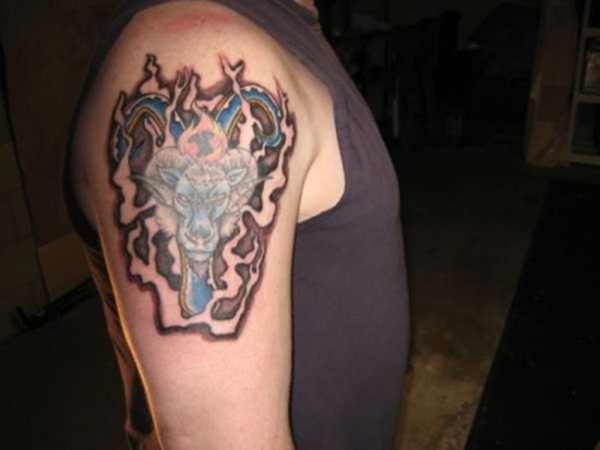 Taurus  Zodiac Sign Tattoo