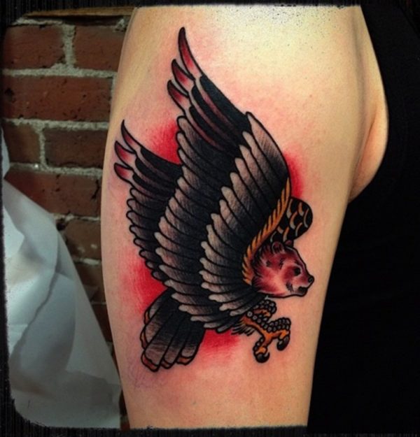 Traditional Eagle Tattoo Design