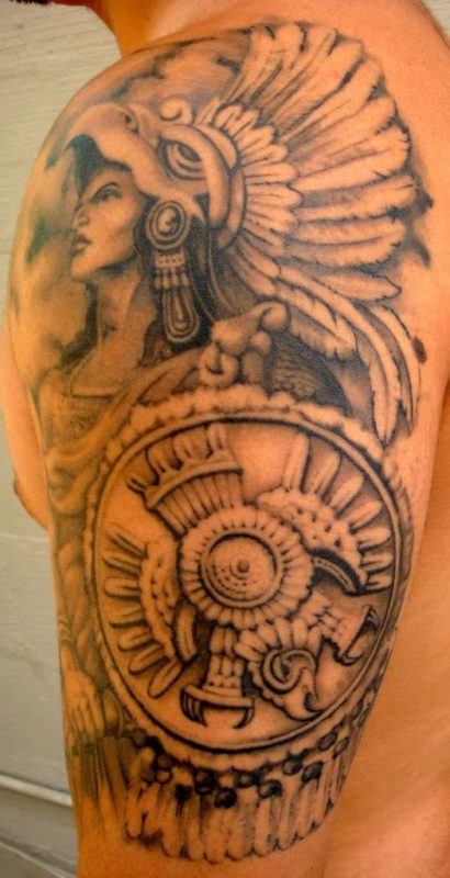 Traditional Shoulder Tattoo Design