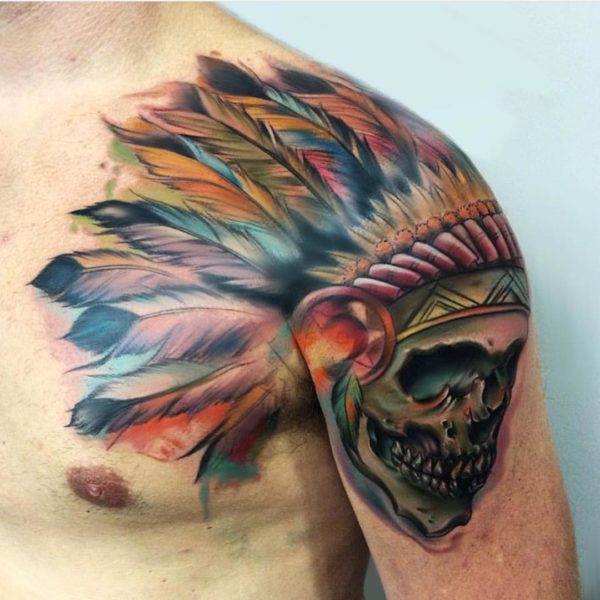 Traditional Skull Tattoo