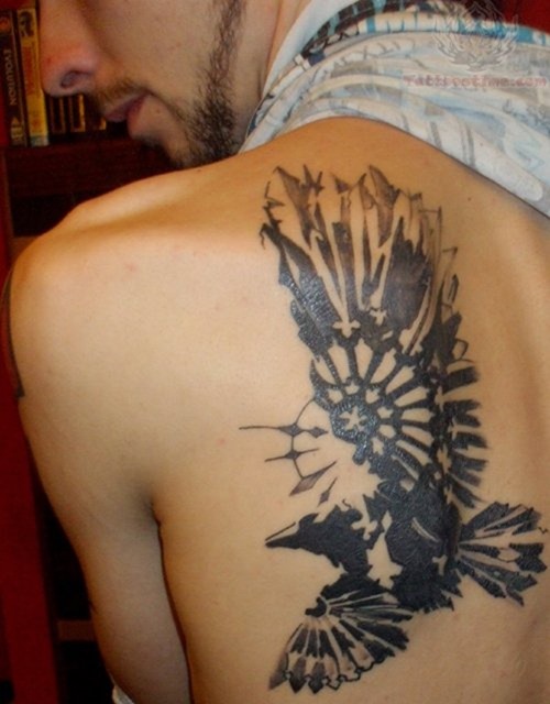 Tribal Bird Tattoo