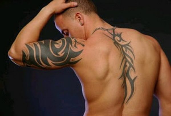 Tribal Shoulder Arm Tattoo