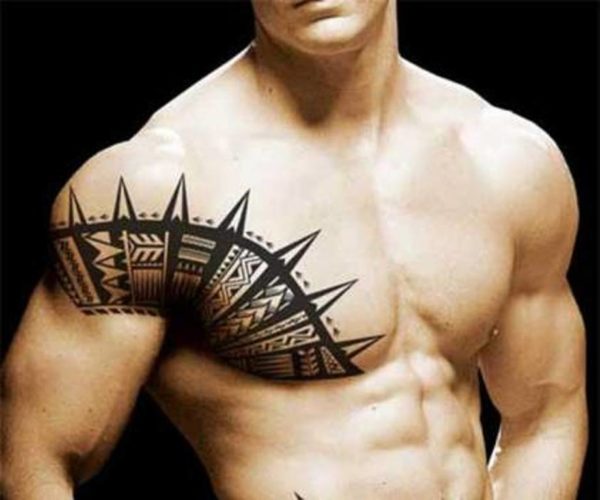 Tribal Shoulder Tattoo Design