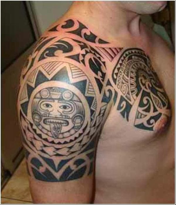 Tribal Shoulder Tattoo