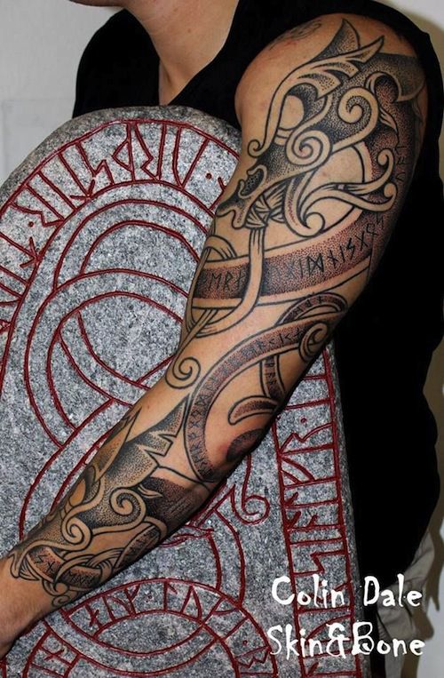 Tribal Viking Tattoo Design