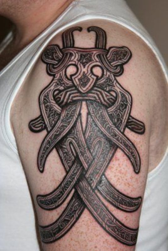 Tribal Viking Tattoo