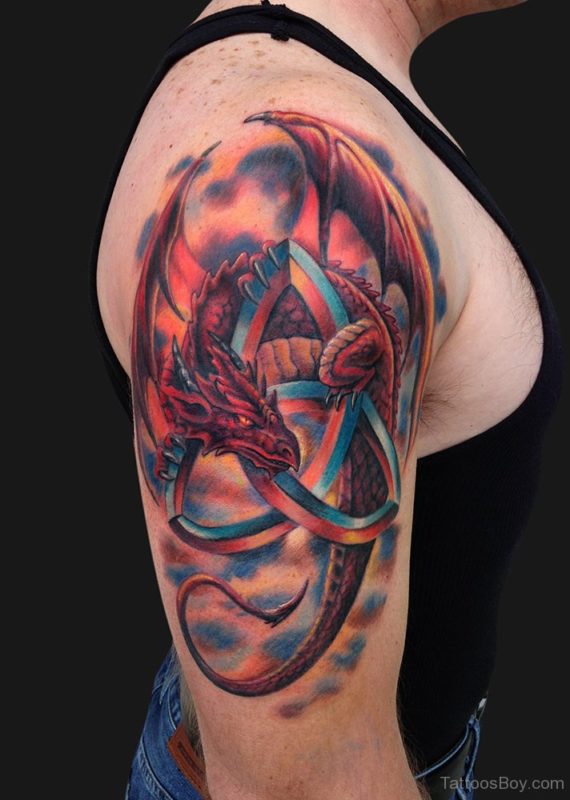 Trinity Dragon Tattoo