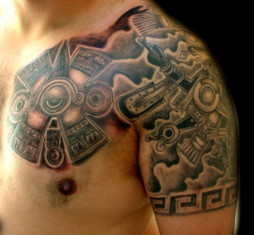 Unique Aztec Tattoo