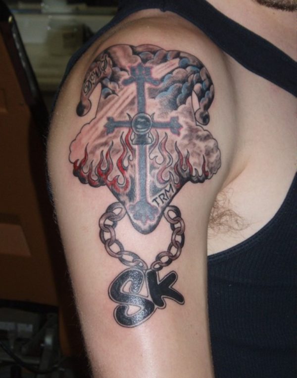 Unique Cross Tattoo Design