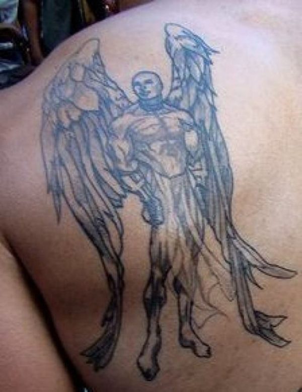 Vampire With Wings Tattoo