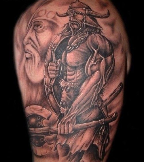  Viking Tattoo Design