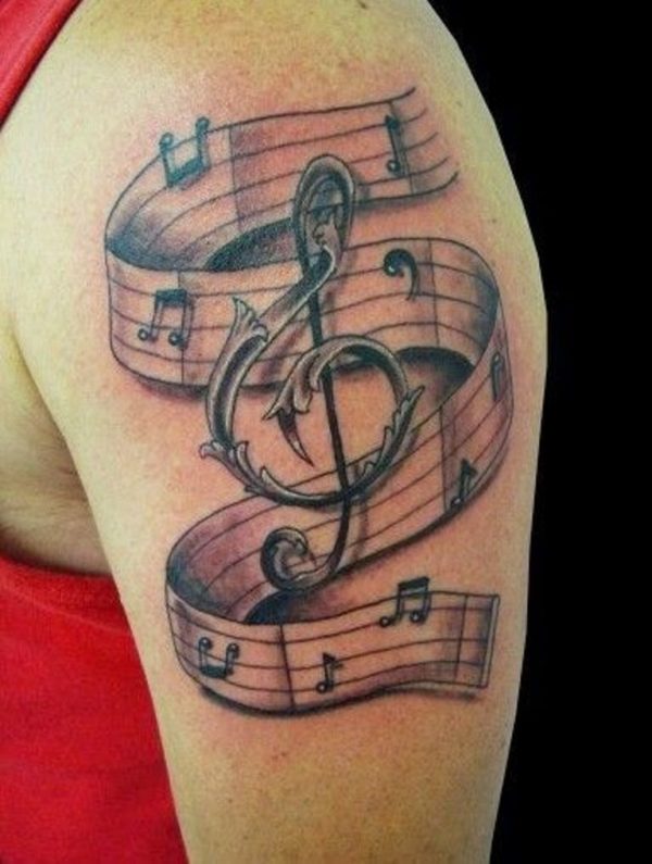 Violen Key Music Tattoo