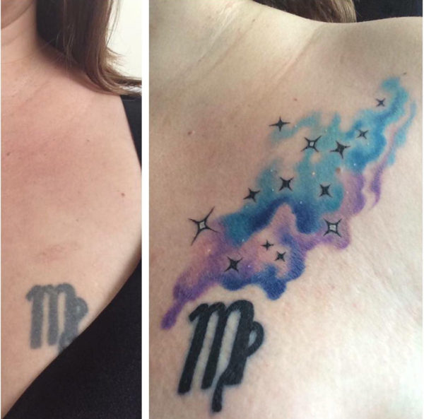 Virgo Constellation Tattoo