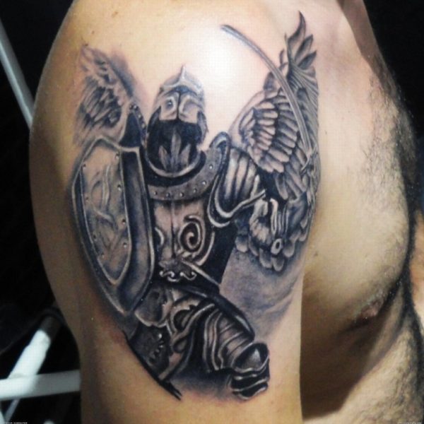 Warrior Wings Tattoo