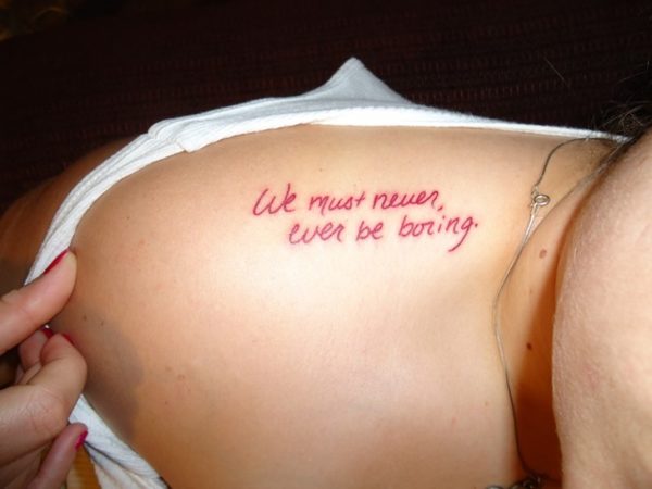 We Must Quote Tattoo
