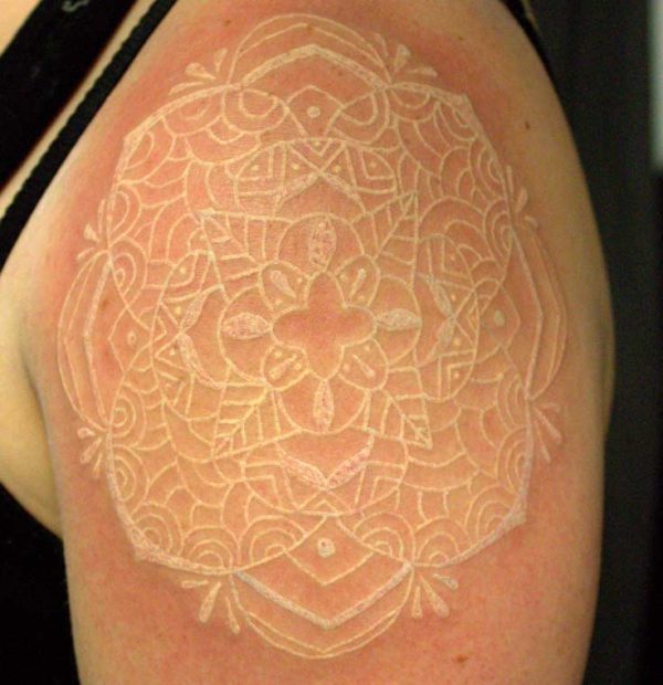 White Mandala Tattoo