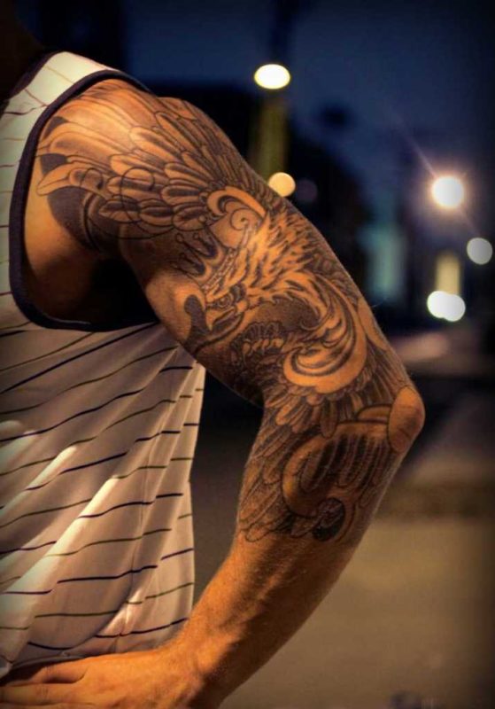 Wings Designer Tattoo For Men