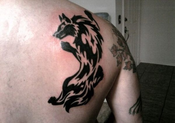 Wolf Shoulder Tattoo