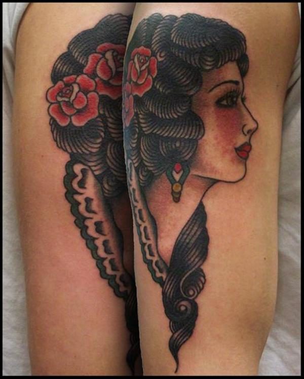 Woman Tattoo Design