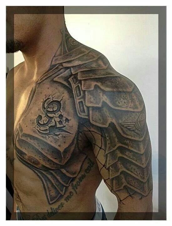 Wonder Armour Shoulder Tattoo