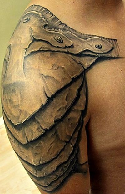 Wonderful Armour Tattoo Design