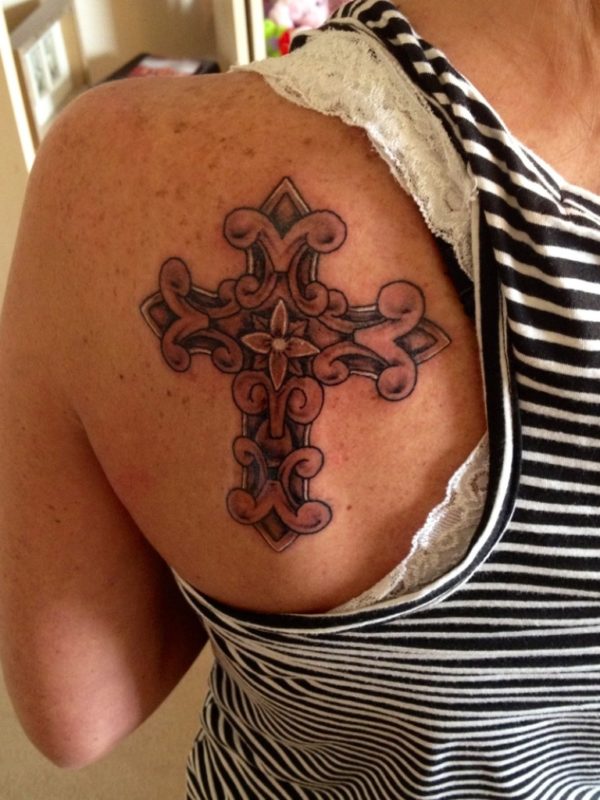 Wonderful Celtic Cross Tattoo