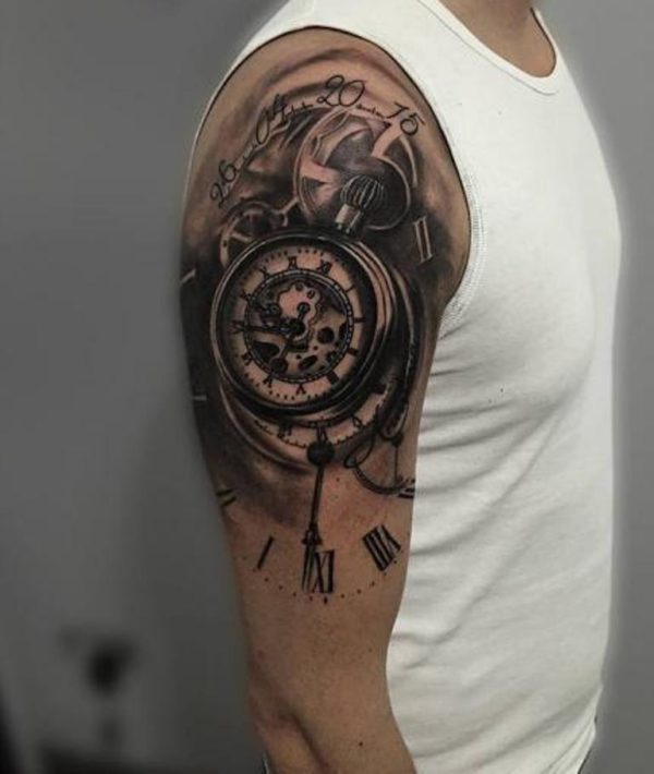 Wonderful Clock Tattoo
