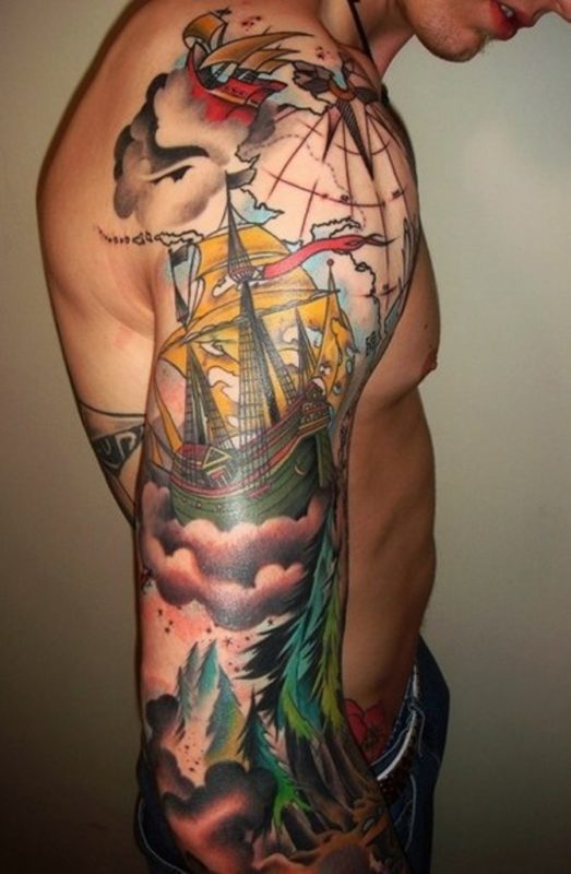 Wonderful Cloud Tattoo-