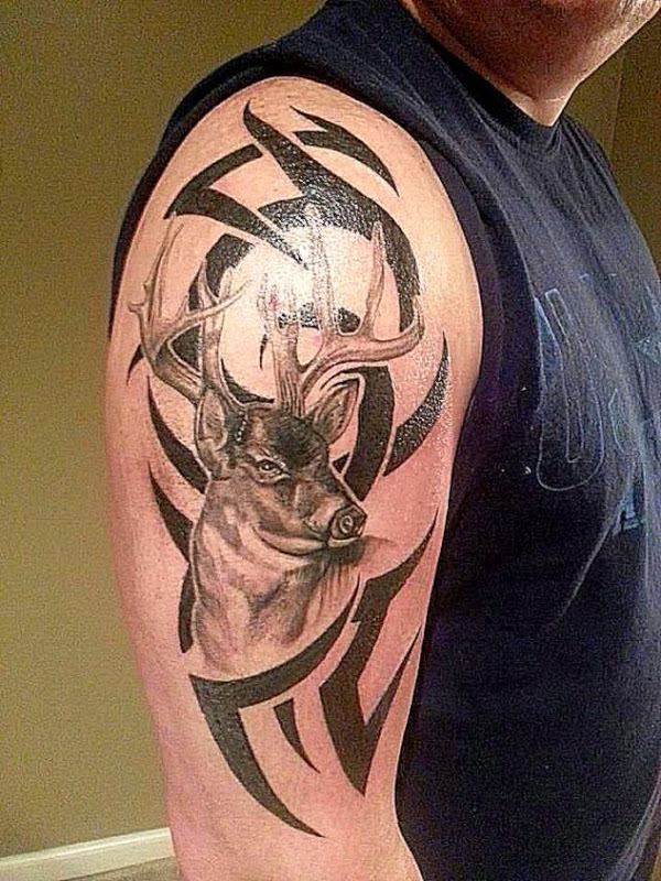 Wonderful Deer Tattoo