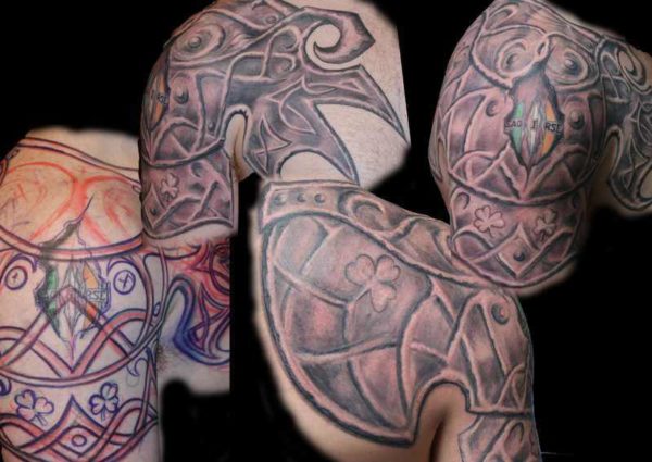 Wonderful Designer Celtic Shoulder Tattoo