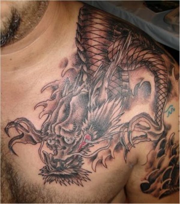 Wonderful Dragon Design Tattoo