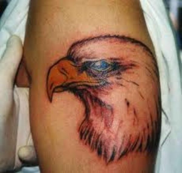 Wonderful Eagle Shoulder Tattoo