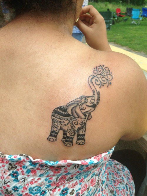 Wonderful Elephant Tattoo !