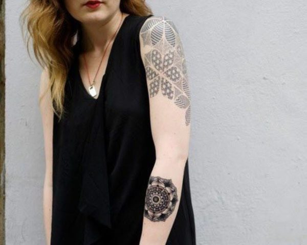 Wonderful Geometric Tattoo Design