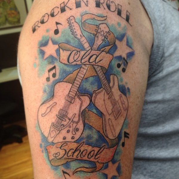 Wonderful Guitar Tattoo