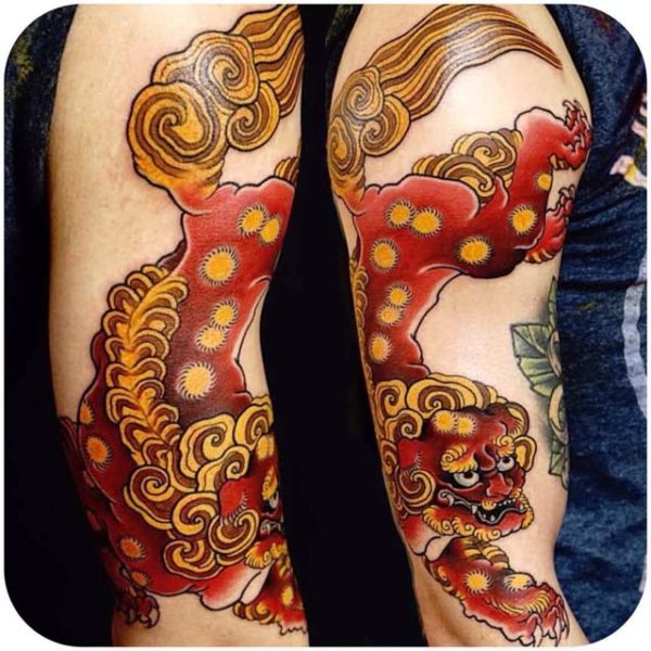 Wonderful Japanese Pattern Tattoo