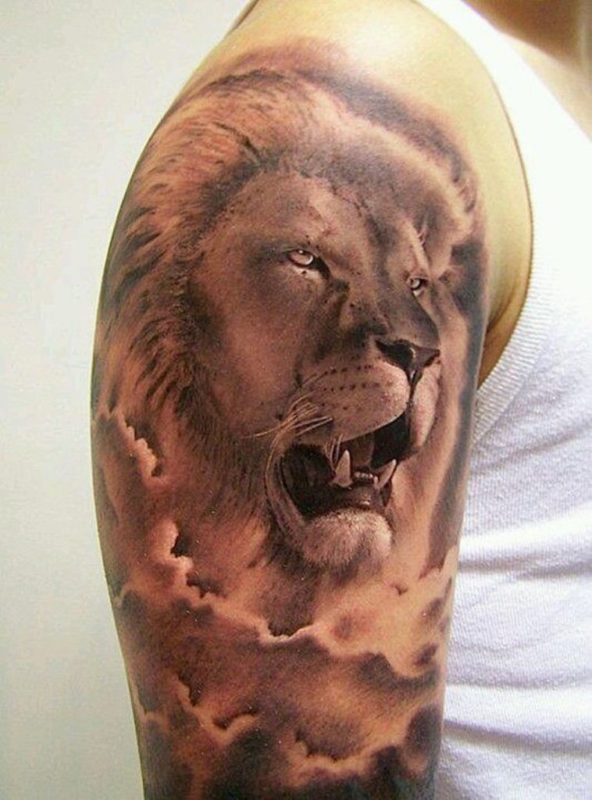 Wonderful Lion Tattoo