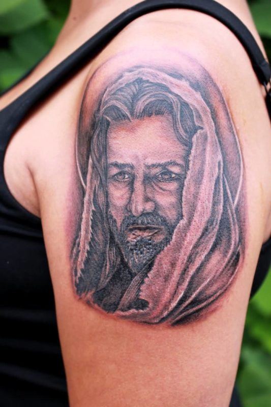 Wonderful Lord Christ Tattoo
