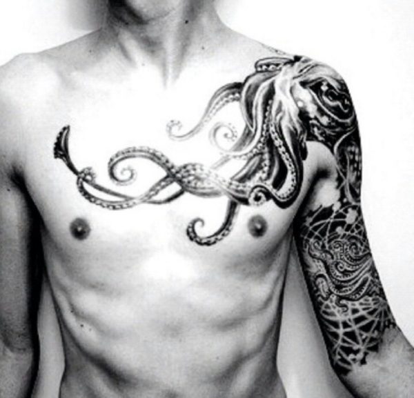 Wonderful Octopus Tattoo Design