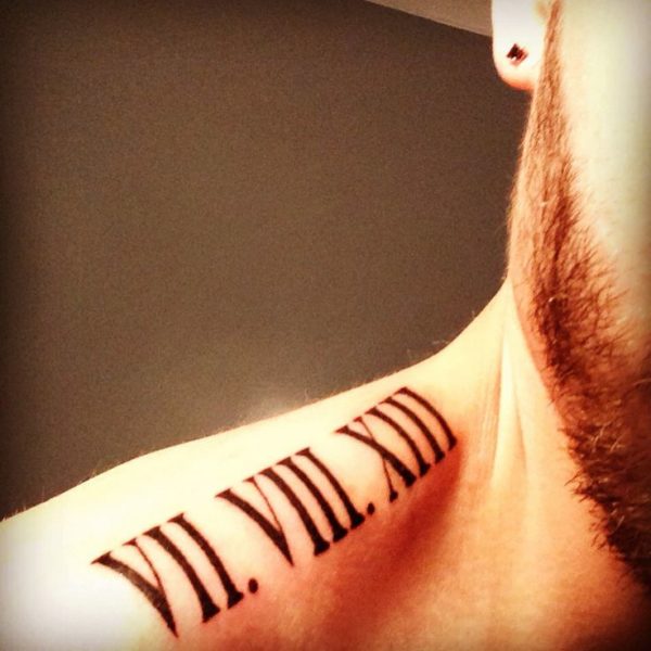 Wonderful Roman Numeral  Tattoo