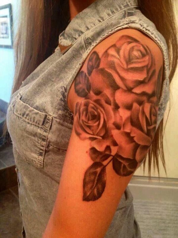 Wonderful Roses Tattoo Design